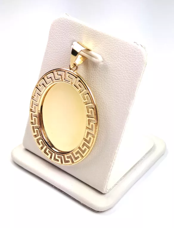SLICZNA ZLOTA ZAWIESZKA LUSTRO (P585, 3,65G)