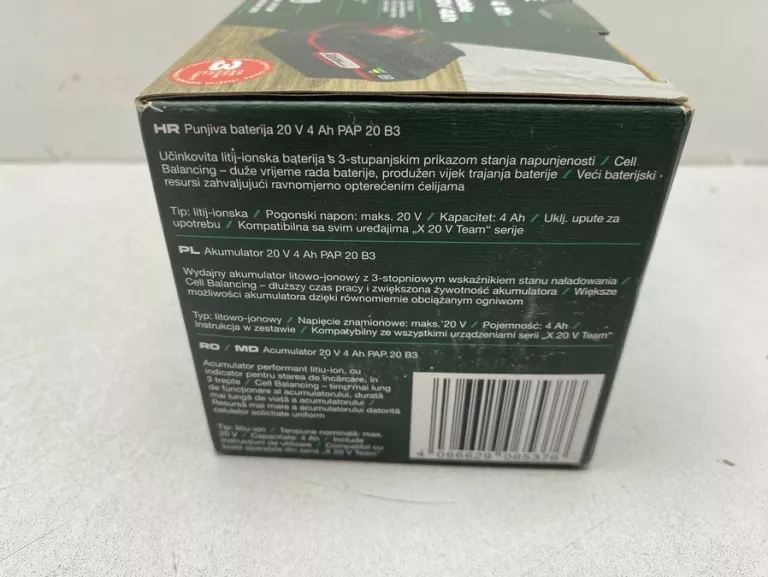 BATERIA PARKSIDE AKKU 20V 4 AH PAP 20 B3