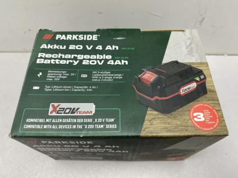 BATERIA PARKSIDE AKKU 20V 4 AH PAP 20 B3