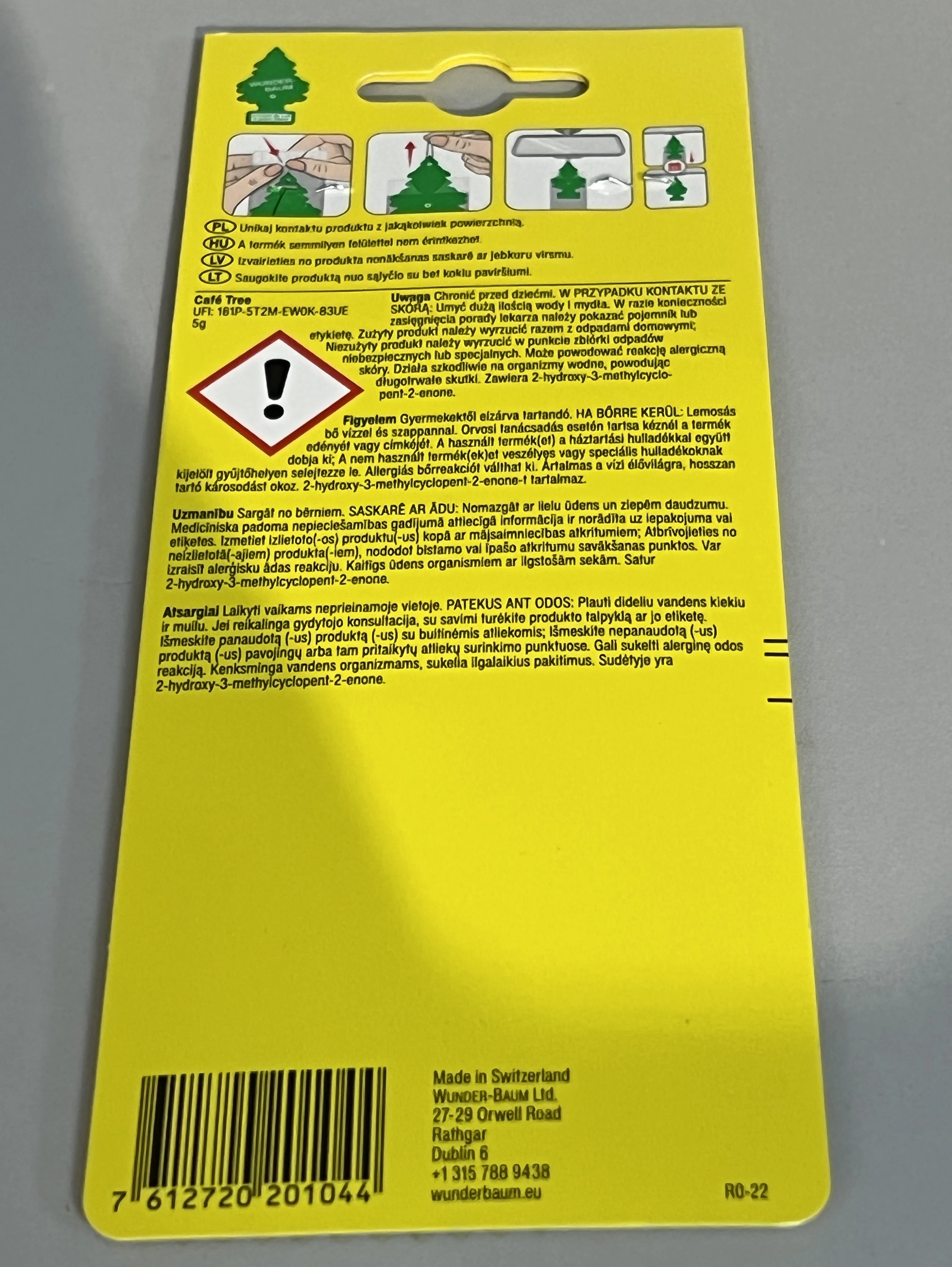 zapach-samochodowy-choinka-wunder-baum-cafe-ean-7612720201044-stan-uzywany