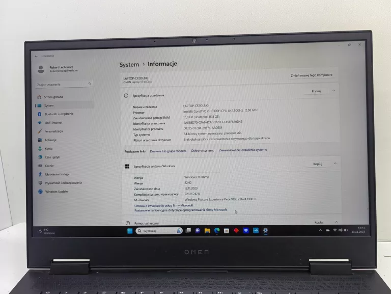 laptop-hp-omen-15-ek0026nw-16gb512gb-ssdi5-10300hgeforce-gtx-1660-ti-6g-typ-dysku-twardego-ssd