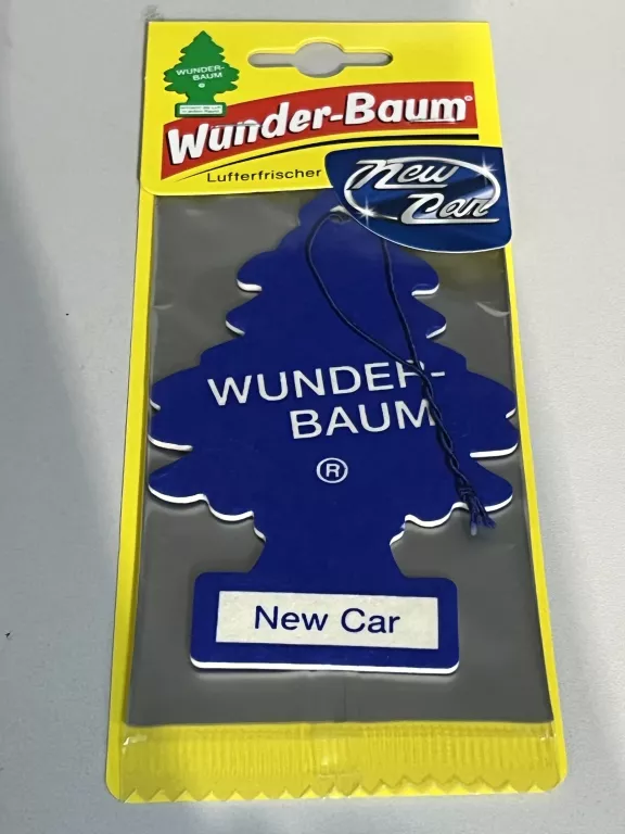 ZAPACH SAMOCHODOWY CHOINKA WUNDER-BAUM NEW CAR / EAN: 7612720201860