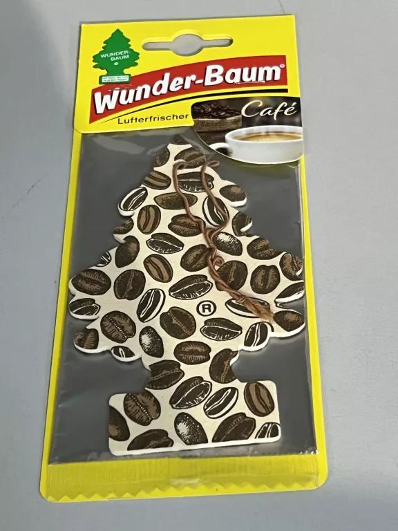 ZAPACH SAMOCHODOWY CHOINKA WUNDER-BAUM CAFE / EAN: 7612720201044