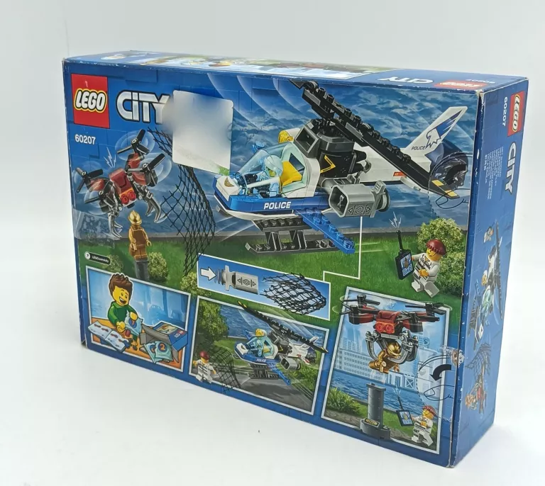 LEGO CITY 60207 POŚCIG POLICYJNYM DRONEM
