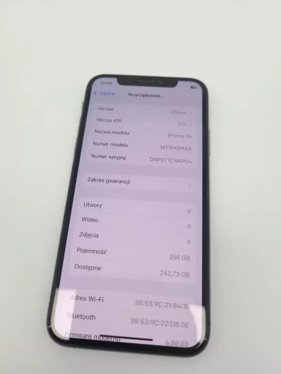 TELEFON IPHONE XS 256GB