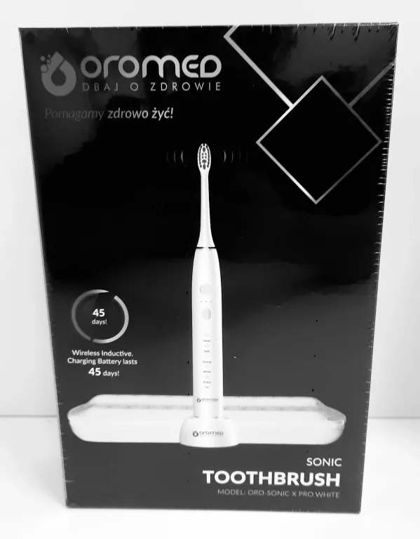 SONICZNA SZCZOTECZKA OROMED ORO-SONIC X PRO WHITE