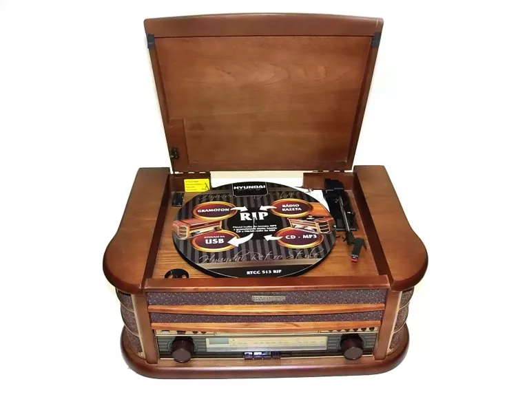 ODTWARZACZ RETRO GRAMOFON HYUNDAI RTCC513RIP