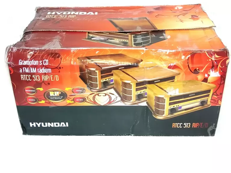 ODTWARZACZ RETRO GRAMOFON HYUNDAI RTCC513RIP