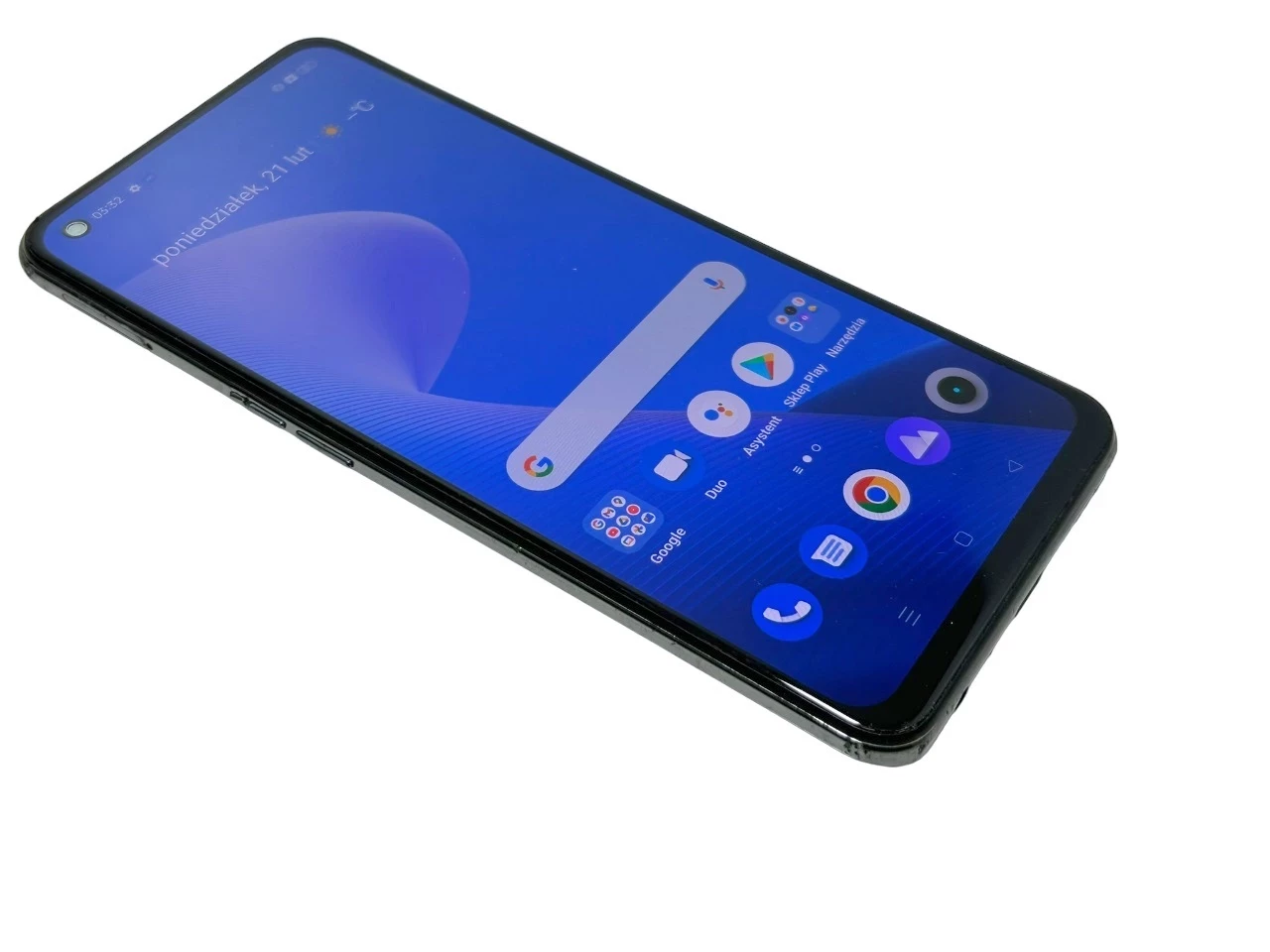 telefon-realme-gt-12256gb-racing-yellow-5g-120hz-stan-uszkodzony