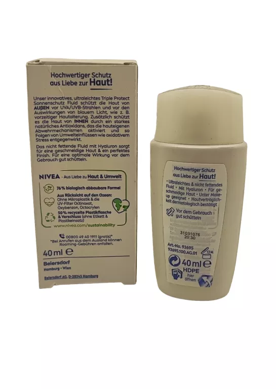 NIVEA SUN TRIPLE PROTECT 50+ 40 ML