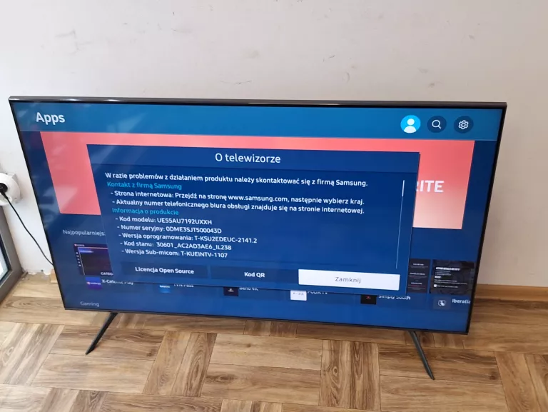 TELEWIZOR SAMSUNG UE55AU7192U 55" SMART TV PILOT