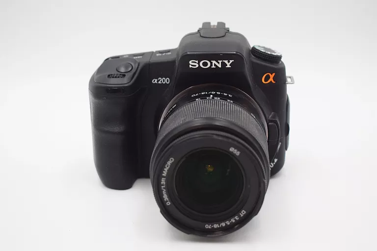 APARAT SONY DSLR-A200 +OBIEKTYW SONY 3.5-5.6/18-70