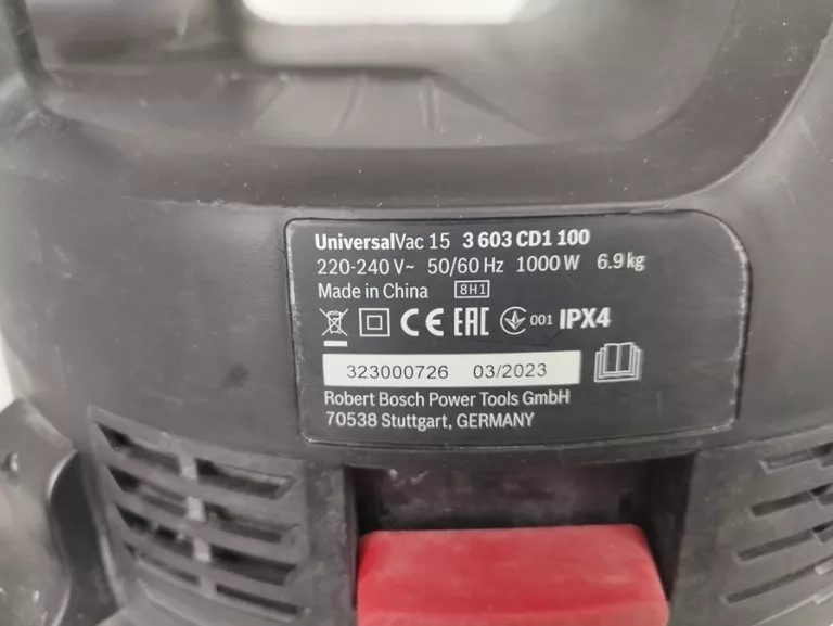 ODKURZACZ PRZEMYSŁOWY BOSCH UNIVERSALVAC 15