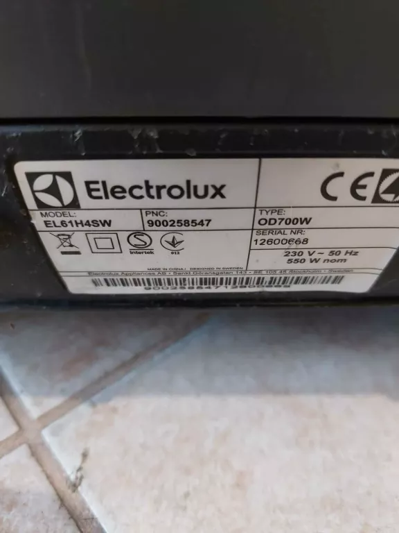 ODKURZACZ ELECTROLUX EL61H4SW
