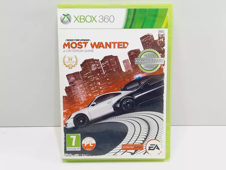 GRA NA XBOX 360 NEED FOR SPEED MOST WANTED