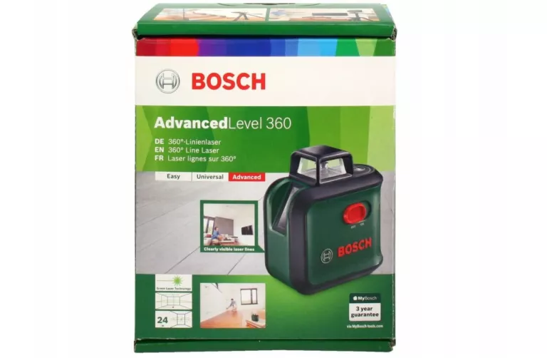 LASER KRZYŻOWY BOSCH ADVANCEDLEVEL 360 24 M