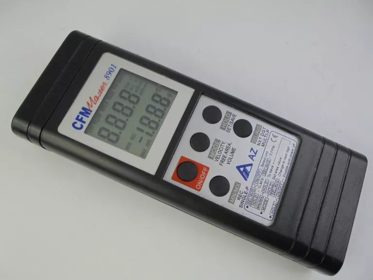 AZ 8901 TERMO ANEMOMETR WALIZKA