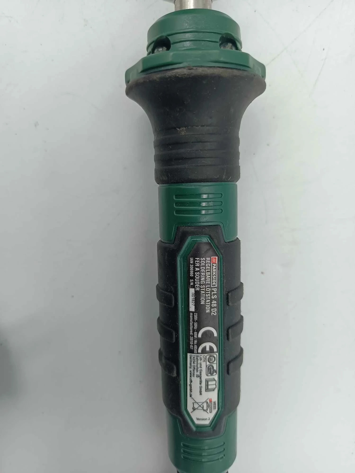 thumbnail image 2 of Parkside PLS 48 D2 Digital Soldering Station – 48W, Variable Speed, 230V – With Replacement Tip, Made In Germany 2 of 6