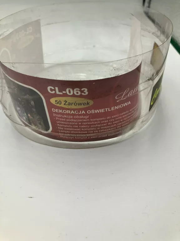 ORGANZA Z LAMPKAMI NA CHOINKE