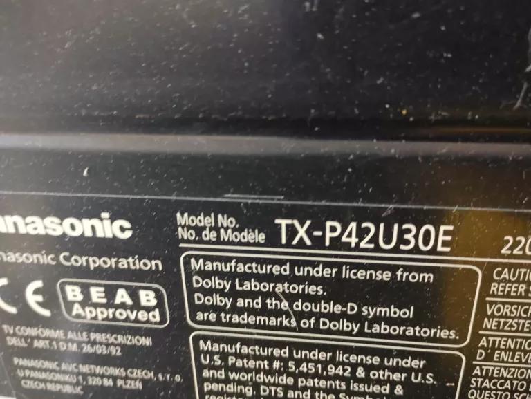 telewizor-panasonic-tx-p42u30e-plazma-marka-panasonic