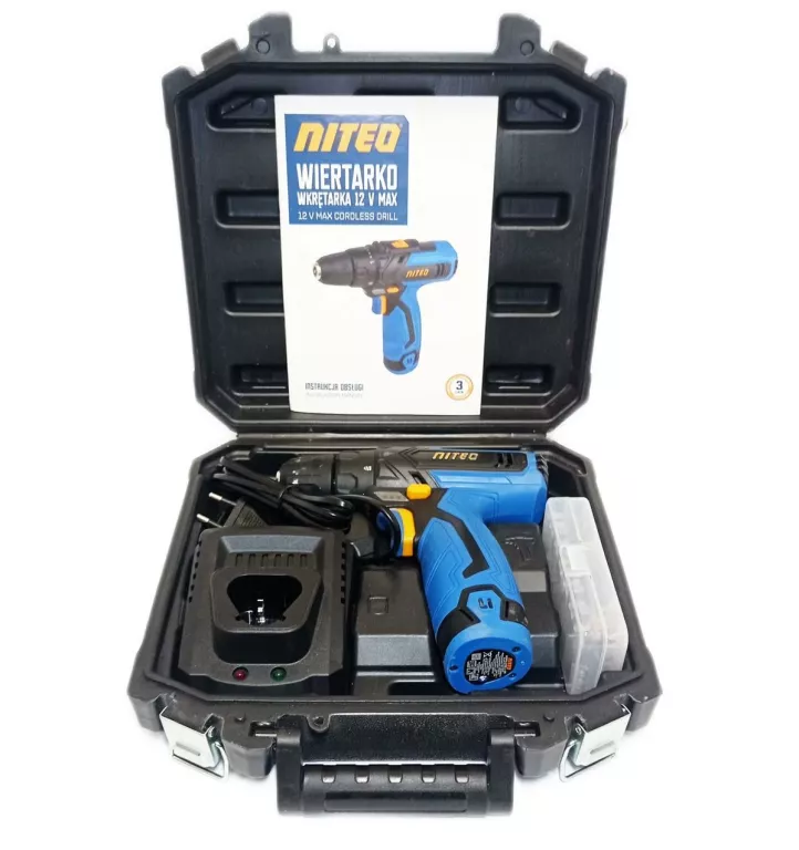 WIERTARKO-WKRĘTARKA NITEO NTX-12VC00359-21 12V MAX + WALIZKA