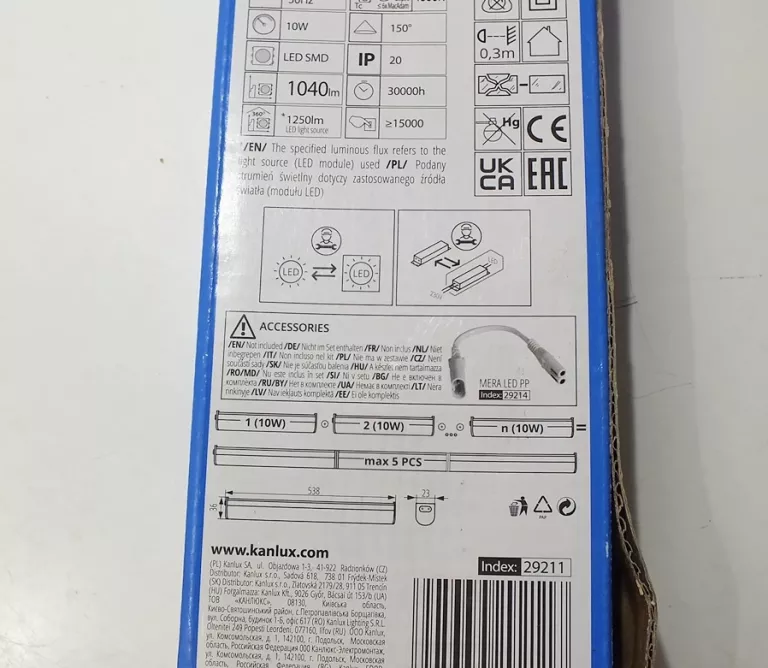 OPRAWA PODSZAFKOWA LED MERA 10W NW KANLUX