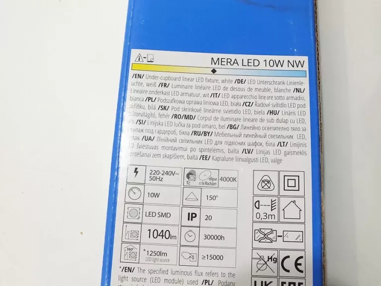 OPRAWA PODSZAFKOWA LED MERA 10W NW KANLUX