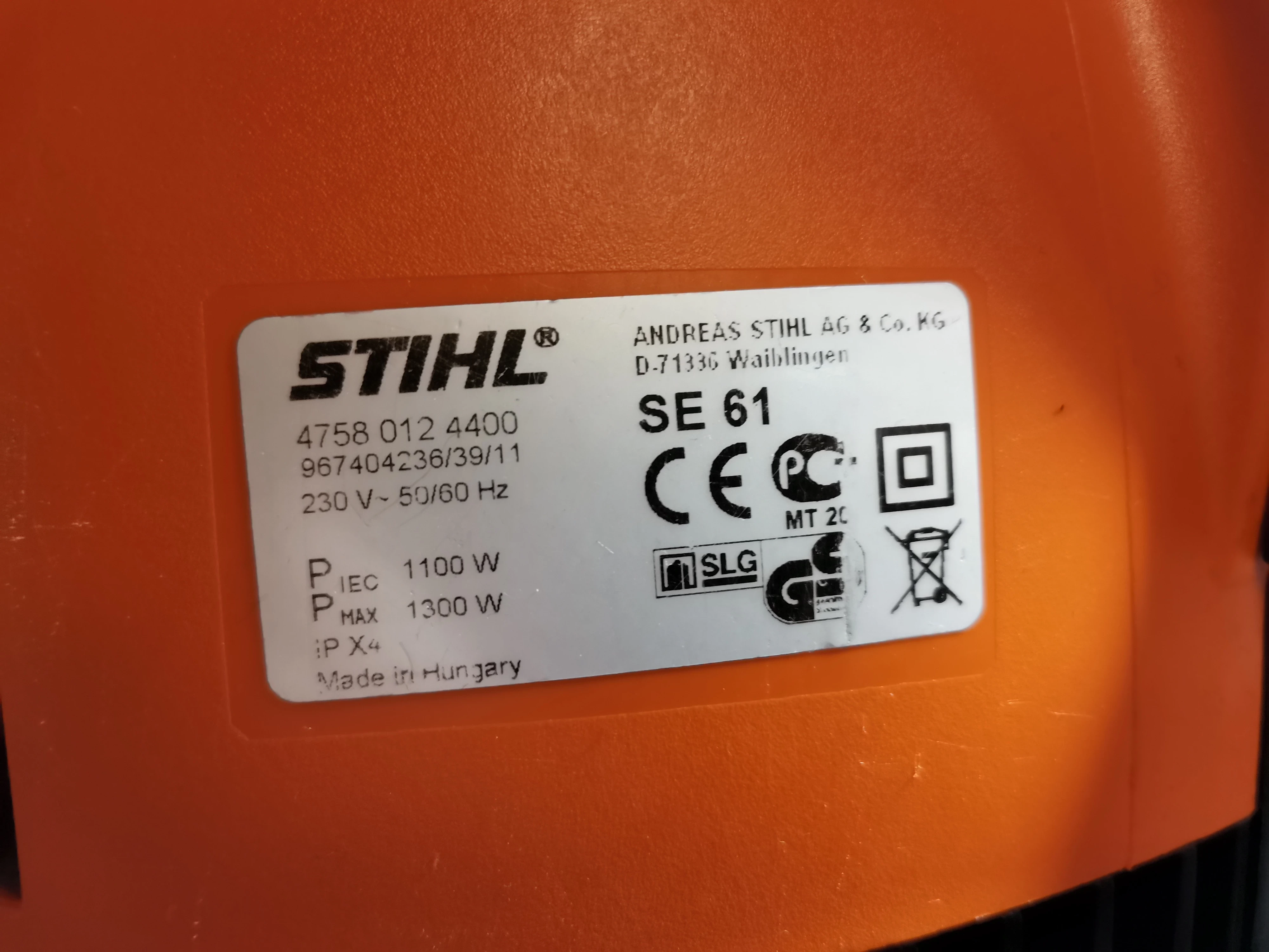 odkurzacz-stihl-se-61-stan-uzywany