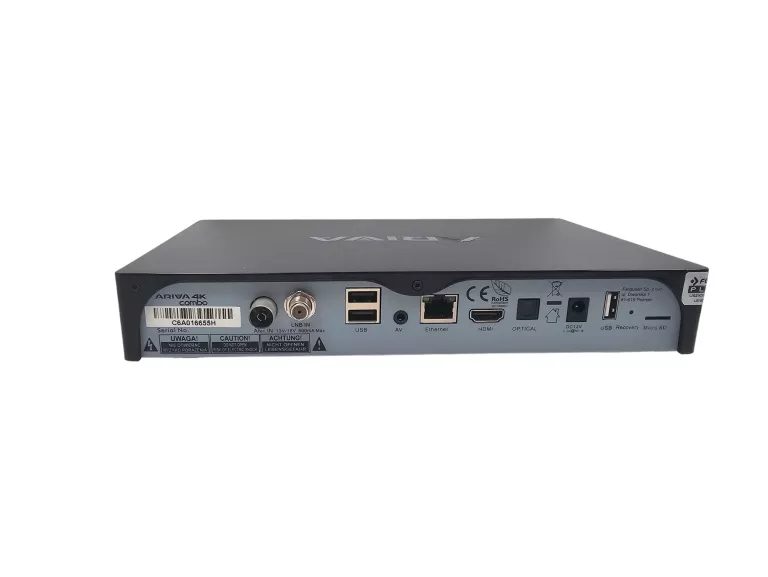 DEKODER/TUNER FERGUSON ARIVA 4K COMBO KOMPLET