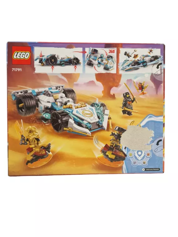 LEGO 71791 NINJAGO SMOCZA MOC ZANE’A WYŚCIGÓWKA SPINJITZU