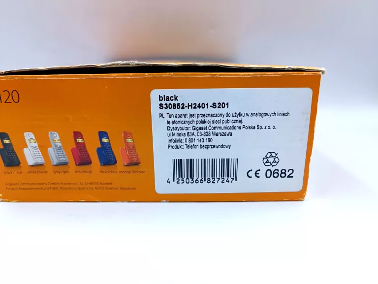 TELEFON STACJONARNY GIGASET A120 KPL STAN IDEALNY!