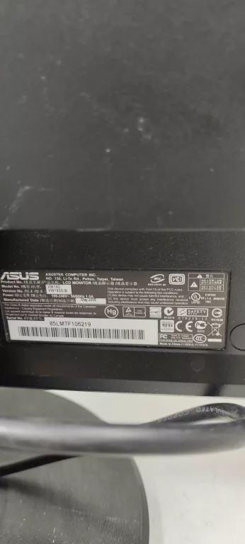 MONITOR LED ASUS VW193D-B 19