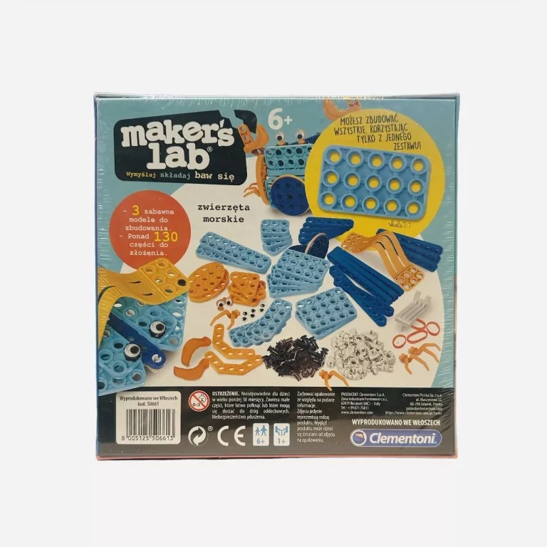 MAKER'S LAB - ZWIERZĘTA MORSKIE CLEMENTONI