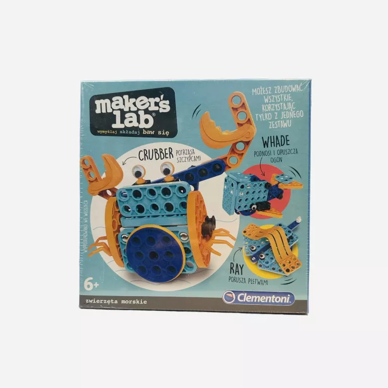 MAKER'S LAB - ZWIERZĘTA MORSKIE CLEMENTONI