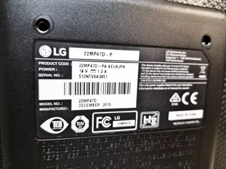 lg 22mp47d