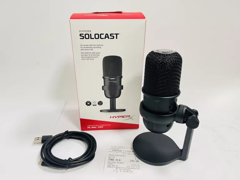 HyperX SoloCast mikrofon