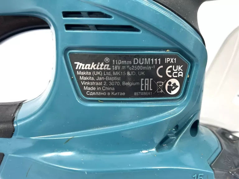 NOZYCE MAKITA DUM111 KOMPLET + ADAPTER AKU BOSCH