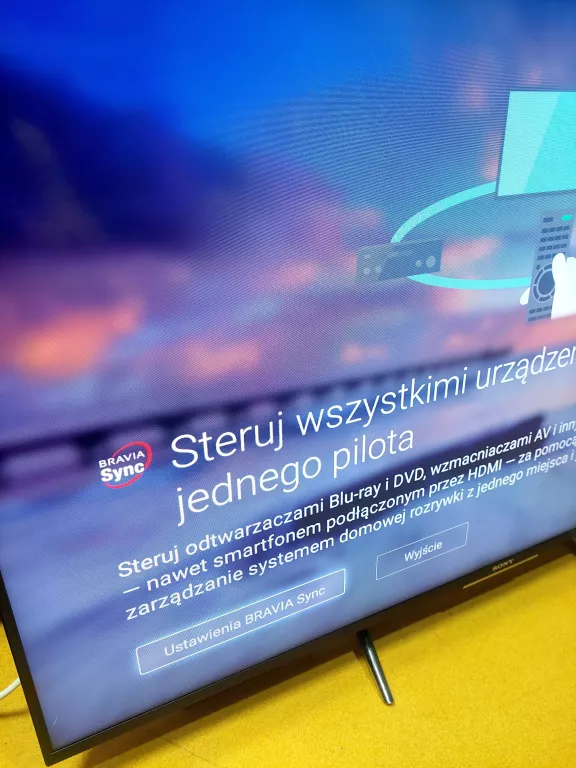 TELEWIZOR SONY KDL-55W755C ANDROID FULLHD 800HZ WIFI 4XHDMI