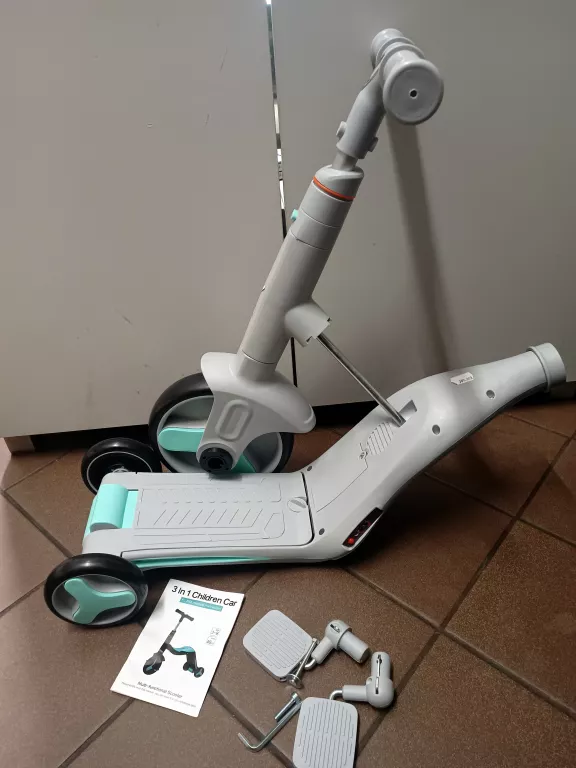 HULAJNOGA ROWEREK TRÓJKOŁOWY JEŹDZIK 3W1 KPL
