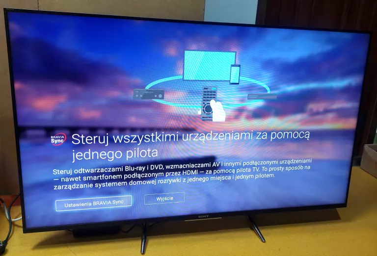 TELEWIZOR SONY KDL-55W755C ANDROID FULLHD 800HZ WIFI 4XHDMI