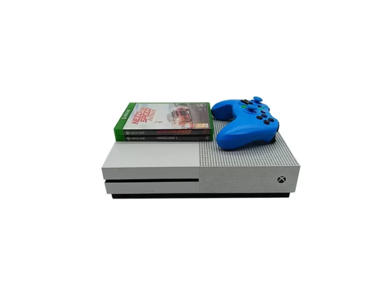 KONSOLA XBOX ONE S 1TB + PAD + MINECRAFT + NEED FOR SPEED PAYBACK