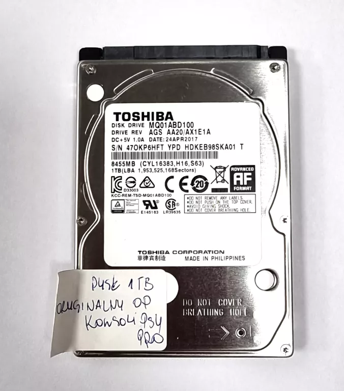 KONSOLA PS4 PRO 2TB/1TB WEWNĘTRZNY/PAD/ZASILACZ