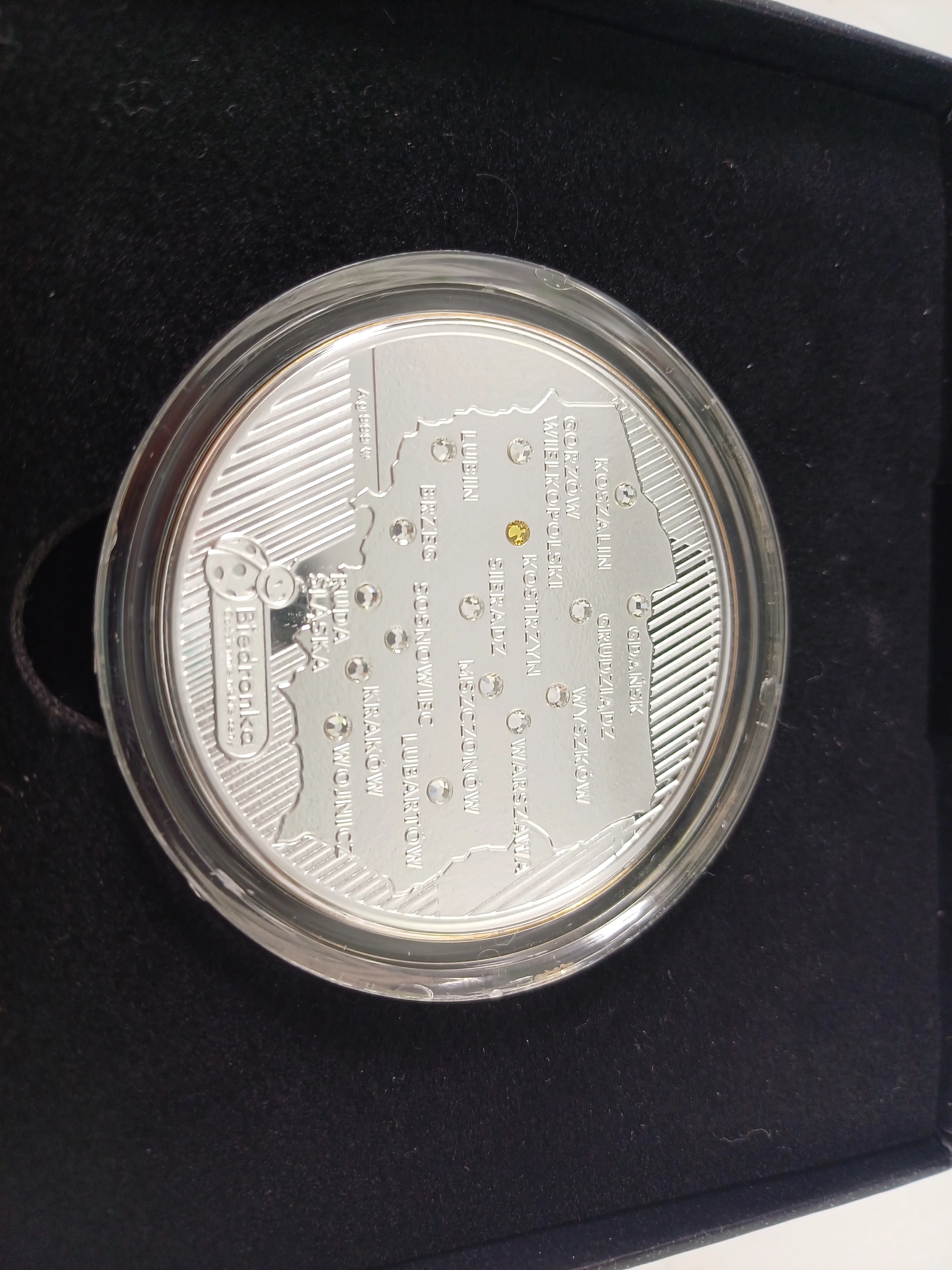 srebrny-medal-biedronka-10-lat-jeronimo-martins-uncja-srebra-ceryfikat-stan-opakowania-oryginalne