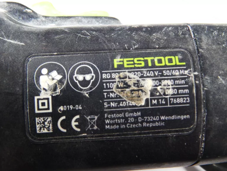 FESTOOL SZLIFIERKA DO RENOWACJI RG 80 E-PLUS