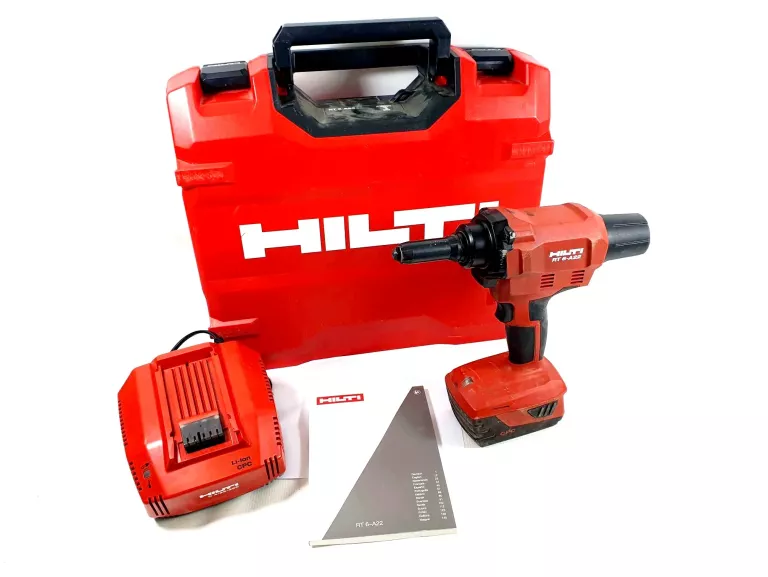 NITOWNICA HILTI RT 6-A22 AKUMULATOR ŁADOWARKA WALIZKA