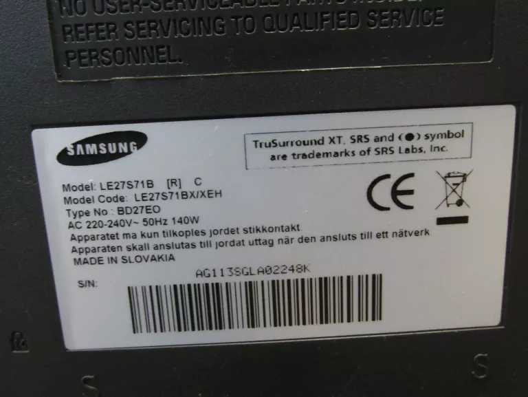 TELEWIZOR SAMSUNG LE27S71B