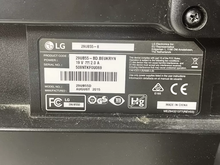MONITOR PANORAMICZNY LG 29UB55 + ZASILACZ
