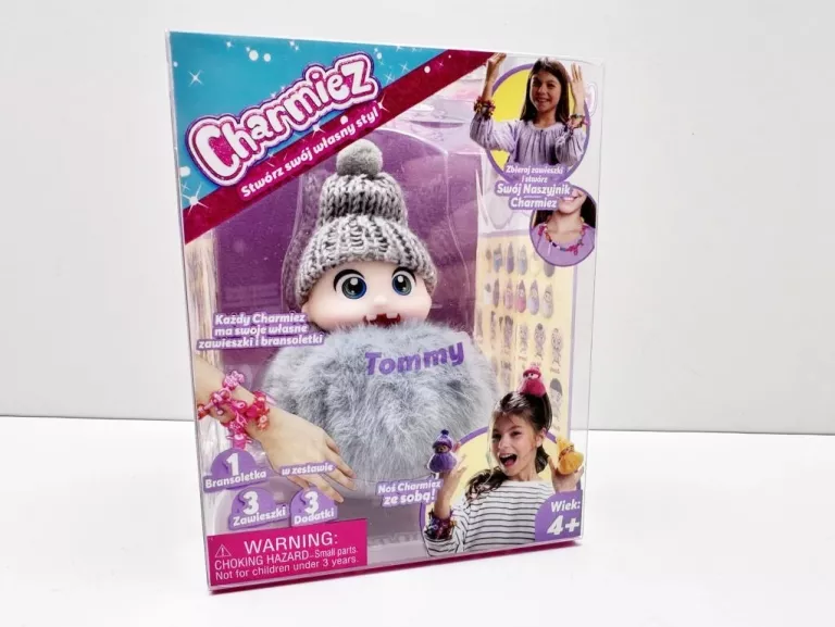 MINI LALECZKA Z AKCESORIAMI/BRANSOLETKĄ CHARMIEZ SAMMY LOSOWY KOLOR