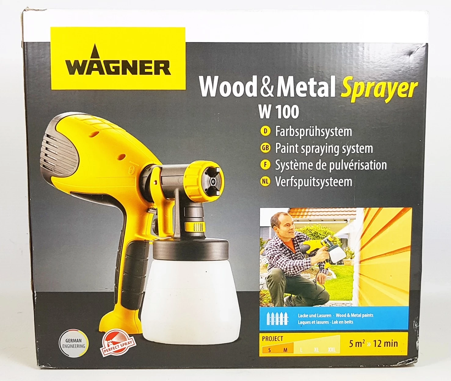 PISTOLET MALARSKI NATRYSKOWY WAGNER W100 280W Pistolety malarskie