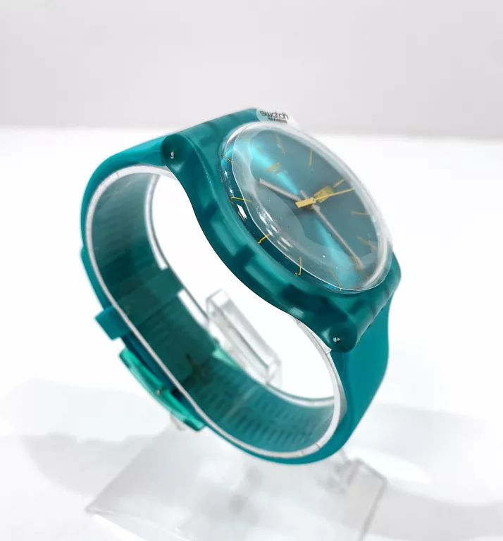 ZEGAREK SWATCH SUOL700 TURQUOISE REBEL #OPIS